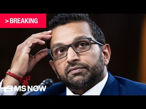 BREAKING: Whistleblower says Kash Patel's use of FBI planes has harmed investigations