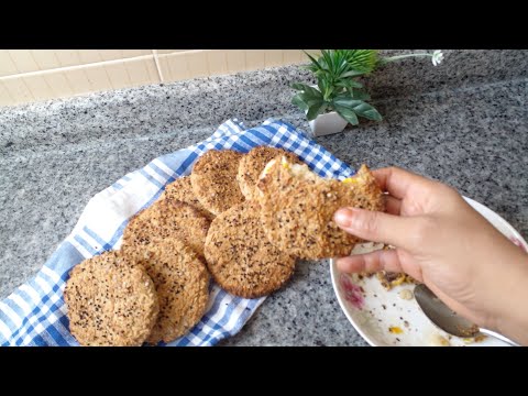 خبز الشوفان بدون عجن رائع لسندويتشات