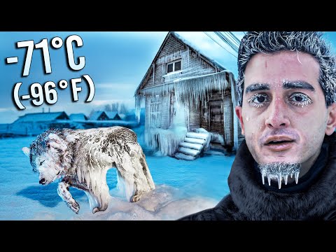 The Coldest Village on Earth: Oymyakon (-71°C, -96°F)