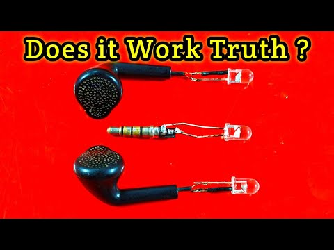 How to make wireless earphones with led sensor | Does it work truth ?