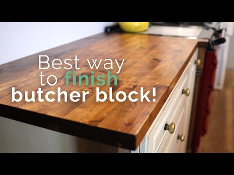 Don't use beeswax! The only oil we'll use to seal butcher block and how we finish and refinish them.