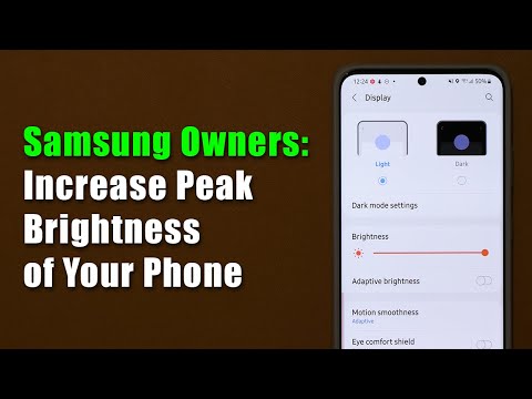 Increase Maximum Display Brightness on Any Samsung Galaxy Smartphone - Using Hidden Sensor