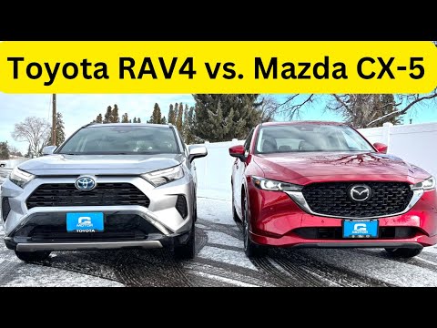 2025 Toyota RAV4 vs. 2025 Mazda CX-5 | Side By Side Comparison