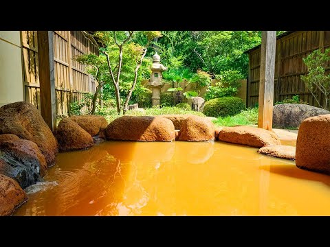 Japan's Golden Hot Springs Ryokan in a 1,400-Year-Old Historic Onsen Town | Hyoe KOYOKAKU