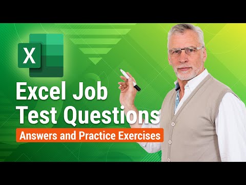 EXCEL TEST FOR JOB INTERVIEW 2025 | FREE MICROSOFT EXCEL QUESTIONS & ANSWERS