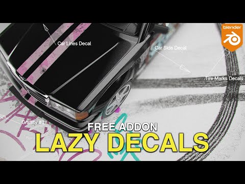 Lazy Decals | Free Blender Addon
