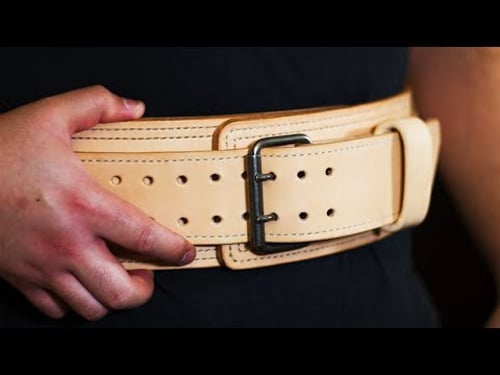 Handmade Weightlifting Belt | Leathercraft for the Gym