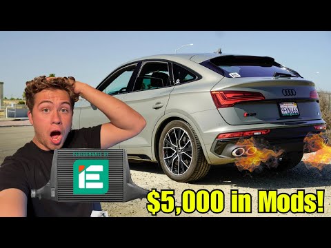 My B9 Audi SQ5 Just Got Crazy! iE Tune, Intercooler, Exhaust, Lowering springs