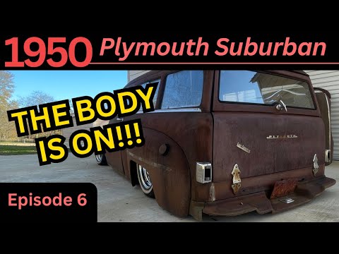 The body has made touch-down on the chassis!!!