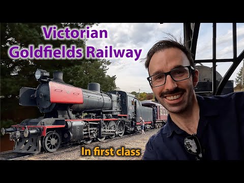 Victorian Goldfields Railway | Steam train in first class | Day trip from Melbourne