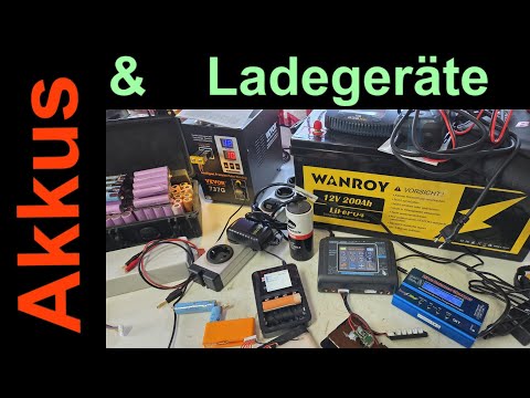 Welches Ladegerät für welchen Akku ? Akkutypen und wie sie geladen werden.