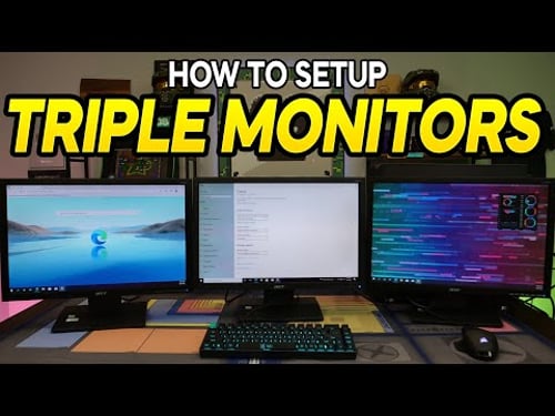 How To Setup Triple Monitors in 2026 - Multiple Step-By-Step