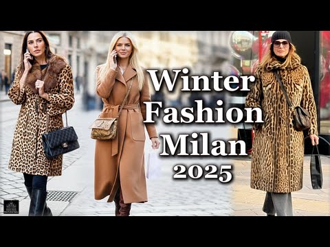 🇮🇹 👗👠Milan Winter Outfit Inspiration 2025 • Classy Street Style Looks