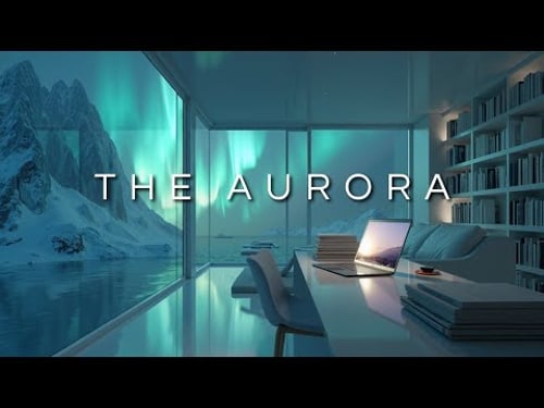 Deep Work Music Under the Aurora | Calm Ambient Focus Sounds for Productivity & Flow State