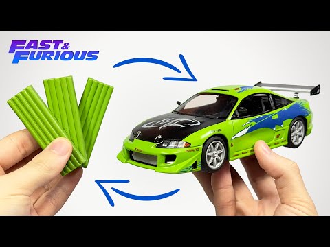 The process of creating a Mitsubishi Eclipse from Fast and Furious with your own hands