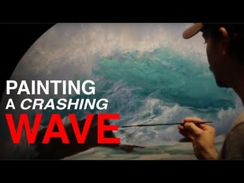 How to paint a crashing WAVE - Stage TWO, MODELING