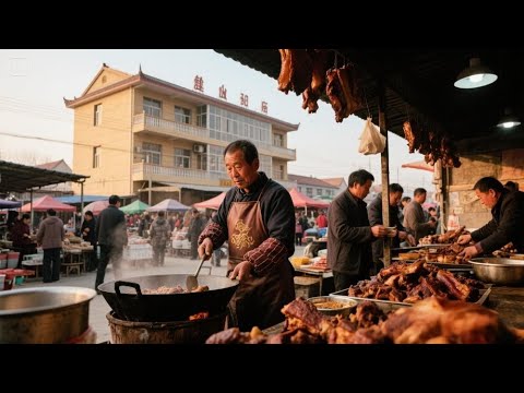 A village uncle in Shandong built a 700-square-meter house to sell roast meat and sells over 1000