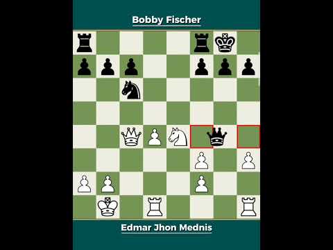 Edmar Mednis vs Bobby Fischer ◉ USA Championship 1963 | Fischer vs Future Author & Analyst