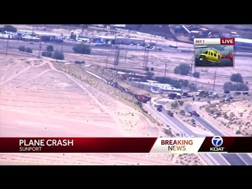 Officials respond to plane crash at the Albuquerque Sunport
