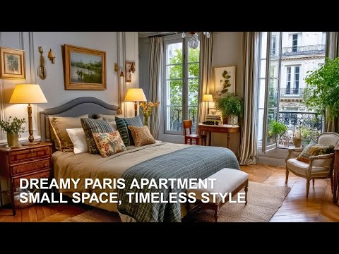 Dreamy Small Paris Apartment with the Perfect Balance of Comfort and Style
