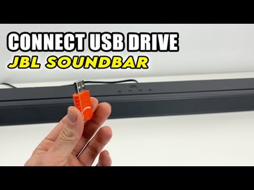 How to Connect USB Drive to Your JBL Soundbar to Stream Music