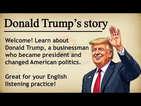 Donald Trump || π₯ Learn English With Story Level 3 || Graded Readerπ§