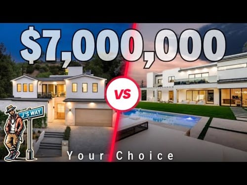 Inside TWO Mansions | Celebrity Neighborhood of Encino $7,000,000