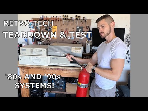Vintage Computer Teardown and Test - '80s and '90s Systems! From the Franklin eWaste Haul.