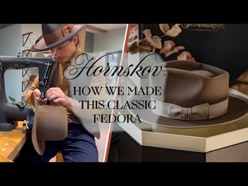 We found this old video we had never posted, showing Peter making one of his favourite hats!