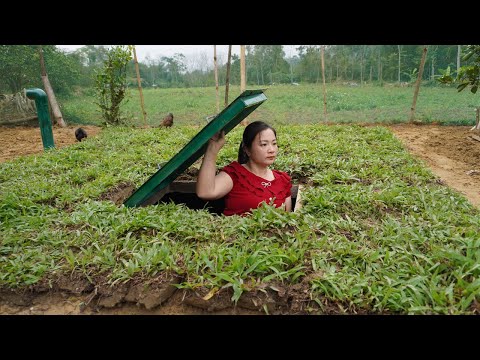 Full video TIMELAPSE : The Journey of Building Underground BOONG-KE - Build Secret Tunnel Bunker