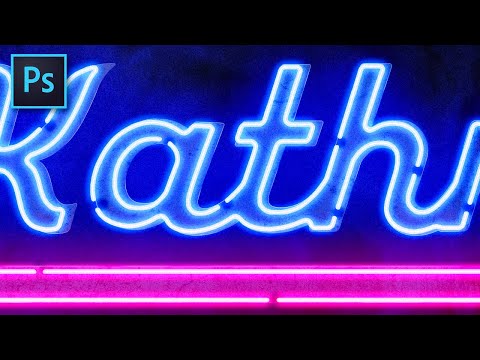 Neon Sign Text Effect | Photoshop Tutorial with Free Textures
