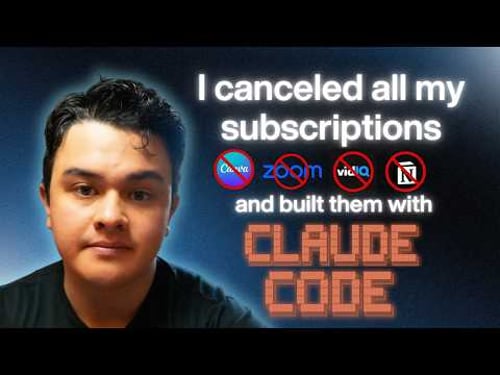 I'm Never Paying for Software Again (Claude Code Changed Everything)