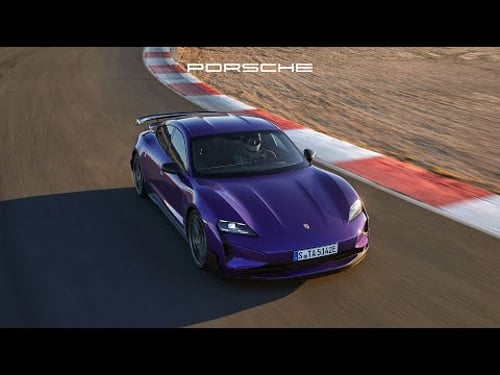 Strap in for a class record lap of the Nürburgring Nordschleife in a Taycan Turbo GT