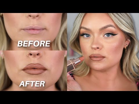 HOW TO APPLY LIPSTICK & LINER FOR BIG LIPS - Hacks, Tips & Tricks for Beginners!