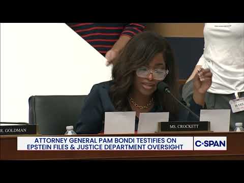 Rep. Jasmine Crockett on Epstein files: "I'm not saying that the President is a pedophile. But..."