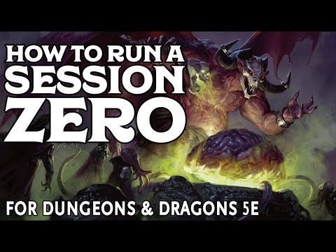 How to Run a Session Zero for Dungeons and Dragons 5e