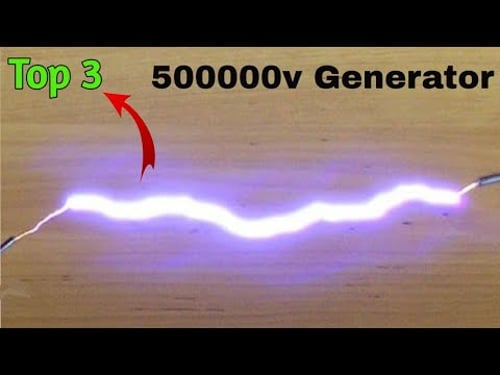 3 high voltage Generator, I made it ( Simple mode ) Marx Generator