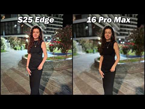 Samsung Galaxy S25 Edge vs iPhone 16 Pro Max Camera Test