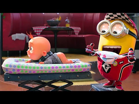 Minions love BABIES! | All the Best Scenes from the DESPICABLE ME Movies 💛⚡ 4K