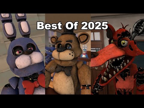 10 Minutes of the best FNAF Shorts of 2025 (Paulipro Animation Compilation) 🐻🐰🐔🦊