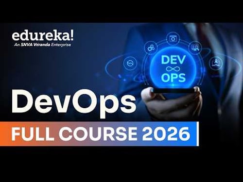 DevOps Full Course 2026 🔥 | DevOps Tutorial for Beginners | AWS, Docker, Kubernetes | Edureka Live