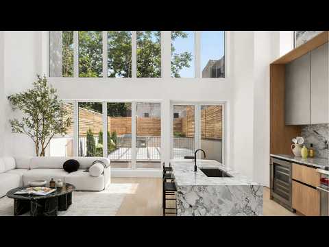 INSIDE a Williamsburg Townhouse with Double-Height Ceilings & Private Garden | SERHANT. Tour