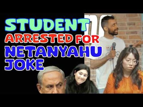 STUDENT ARRESTED FOR NETANYAHU JOKE | STAND UP COMEDY