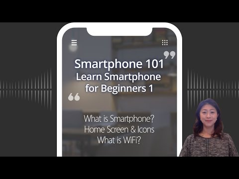 Learn Smartphone for Beginners 1 - What is Smartphone? Home Screen and Icons, What is WiFi?