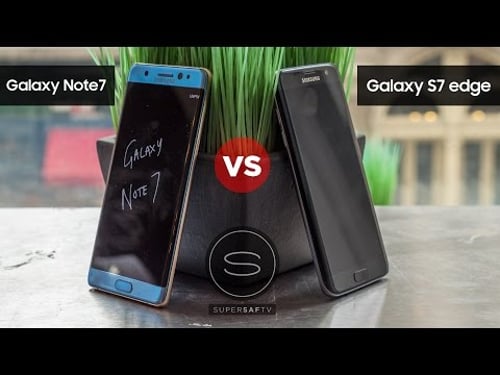 Samsung Galaxy Note 7 vs Samsung Galaxy S7 Edge