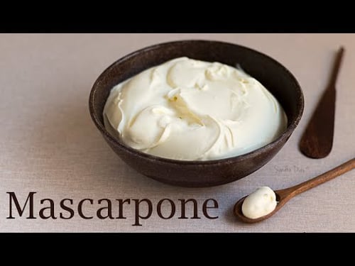 Homemade Mascarpone Cheese | The Only Cheese To Make Tiramisu | Sandra Dias Recipe