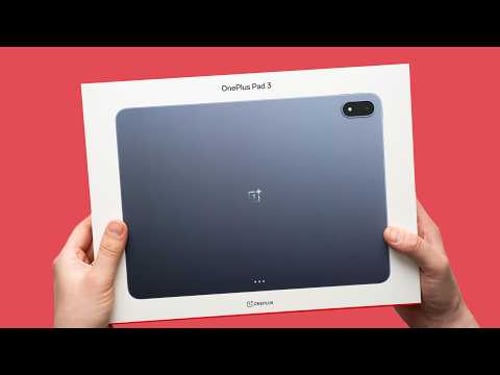 OnePlus Pad 3 Unboxing: First Snapdragon 8 Elite Tablet!
