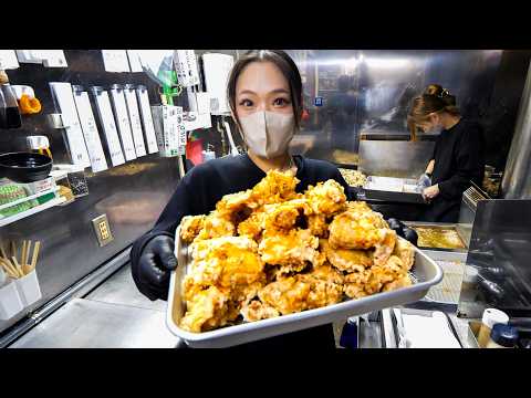 Beautiful Mom of Three Makes a 1kg Bento! A Day at a Fried Chicken Shop with Her Childhood Friend!