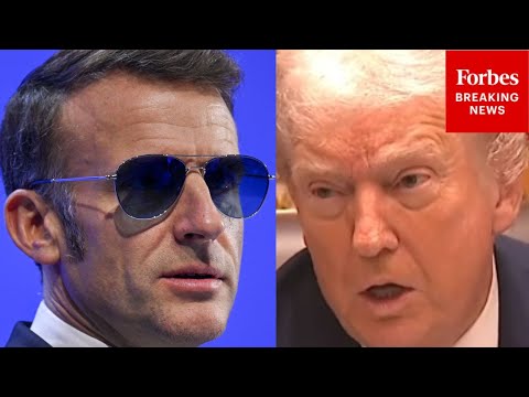 'That Was The End Of The Conversation...': Trump Details Pressure On Macron To Lower Drug Prices