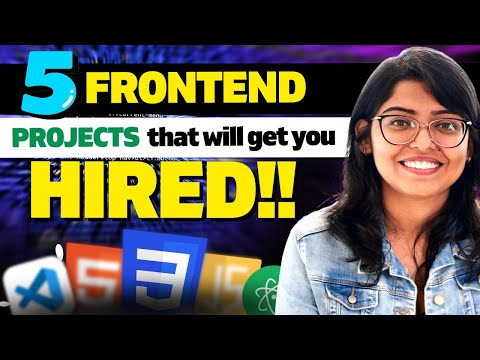 Top 5 Frontend Projects with Resources to get placement | Projects for final year students